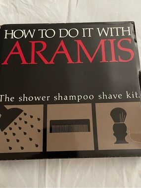 Vintage Aramis The Shower, Shampoo ,Shave Kit New Old Stock